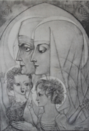 Jan Toorop, getiteld; "de gezegendsten onder de vrouwen