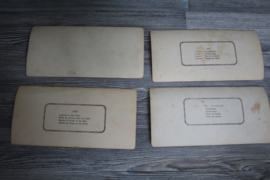 19 stuks antieke stereokaarten, 3D