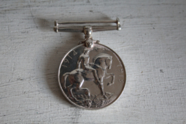 WWI George V medaille - PTE J.W. Dickingson, West York - V. Konikrijk