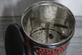 Vintage groot koffieblik, Douwe Egberts