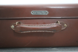 Vintage/Antieke koffer "Echt Vulkan Fiber"