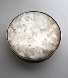 Verzilverd - Bottle coaster(onderzetter voor flessen) RAND