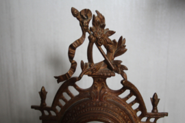 Art Nouveau bronzen klokbehuizing