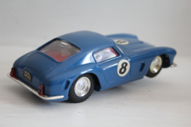 Vintage SCALEXTRIC Ferrari GT 250 Berlinetta MM/C69 Blauwe 8 Slot Race auto
