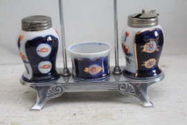 Art Deco - Condiment set, Imari porselein