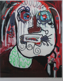 Paul Kostabi - Abstract werk - Lithografie 29/75