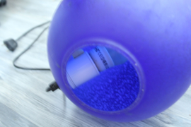 W.L.P. Egg lamp - gemarmerd glas