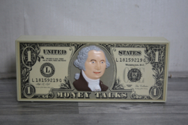 Blabber "Money Talks" AM/FM Transistor - Dollar biljet