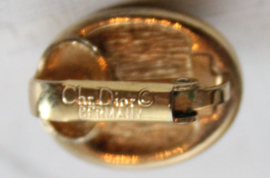 Vintage Christian Dior "clip on" oorbellen