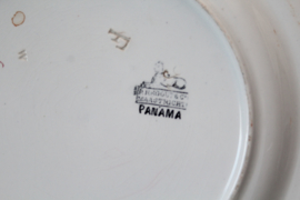 Petrus Regout & Co Maastricht - Bord Panama 1880 - 1890