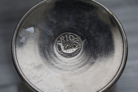 Rio Tiel - verzilverd tinnen theeset