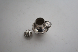 Verzilverd miniatuur melkkannetje