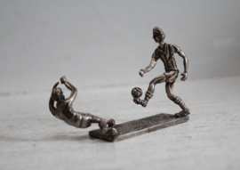 Zilveren miniatuur - Van Kempen Begeer - Voetballers