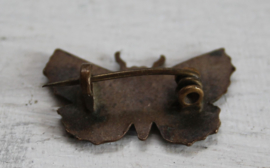 Broche - Vlinder,  Enamel 1930's