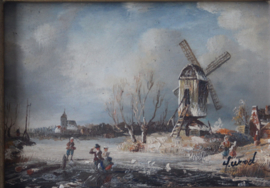 H. Wood - Nederlands winterlandschap