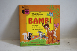 Walt Disney - Het verhaal van Bambi - Boekje met mini L.P.