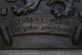 Bronzen NAD plaquette