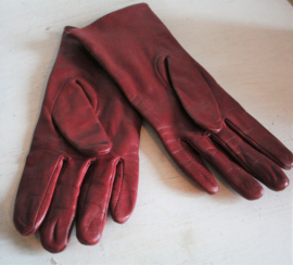 Handschoenen Mercer and Madison - rood leder
