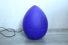 W.L.P. Egg lamp - gemarmerd glas