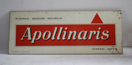 Apollinaris natural mineral water reclame bord