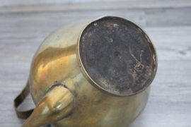 Geel koperen ketel, gedateerd 1844