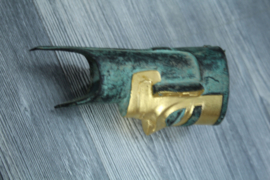 Replica van een Chinees bronzen masker(hoofd)