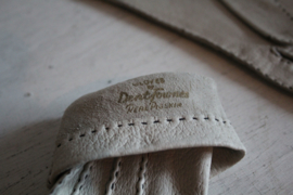 Handschoenen - Dent Fownes Wit met zwart stiksel