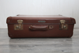 Vintage/Antieke koffer "Echt Vulkan Fiber"