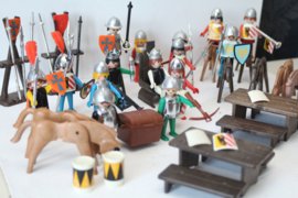 Vintage Playmobil - Grote partij ridders en toebehoren