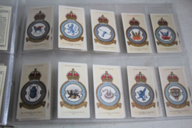 RAF badges, complete set (50 stuks) sigaretten kaarten