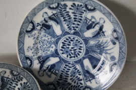 Set van 4 porseleinen schotels, China ca 1920/30