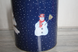 Groot winkel / voorraad blik - Sneeuwpop, kerst