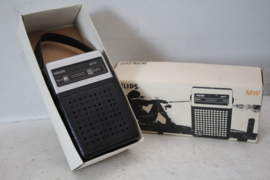 Philips 90RL077 transistor radio in origineel doosje 1973/75