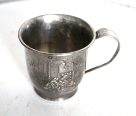 Verzilverde beker, Georg Nilsson, Hans & Grietje