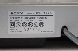 Sony PS-LX220 draaitafel / platenspeler