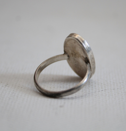 Zilver - Ring gezet met steen