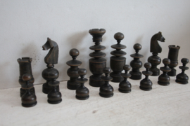 Antieke schaakstukken, ca 1910