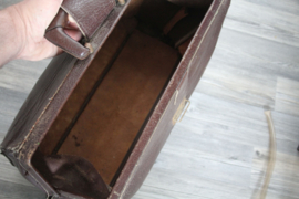 Dokterstas/Gereedschap tas - bruin leer PTT