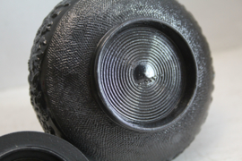 Wedgwood Rouwservies Basalt ware 19e eeuw - trekpotje en suikerpot
