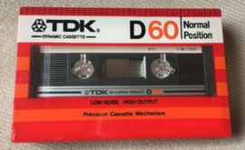 TDK D60 cassette bandje - nieuw in verpakking