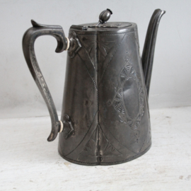 Hoge thee of koffiekan - 19e eeuw