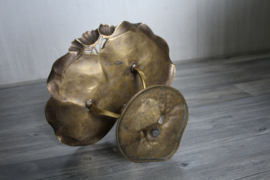Brons, Art Nouveau -  butlerschaal versierd met elf / fee