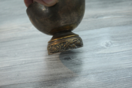 5 Messing ijs/sorbet cups(ooit verzilverd)