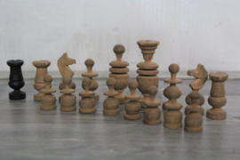 Antieke schaakstukken