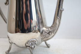 Theeset verzilverd - Victoriaanse stijl