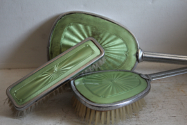 Toilet set in groen