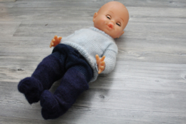 Vintage babypop Jongen, met slaapogen