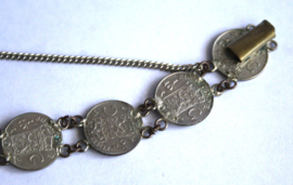 Armand - met zilveren 1/10 gulden, NL Indië