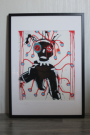 Paul Kostabi - Abstract werk - Lithografie 38/75