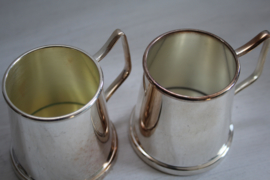 Set verzilverde pullen